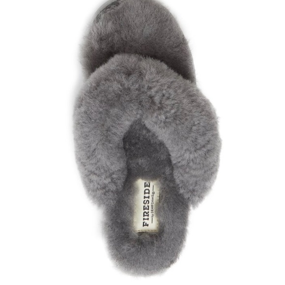 Fireside by Dearfoams Auburn Genuine Shearling Slipper-SZ 9 - Picture 1 of 16